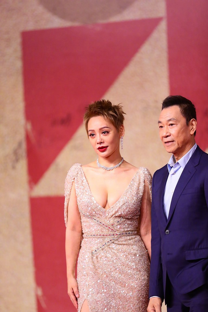 宁静金鸡奖红毯图身材火辣霸气十足