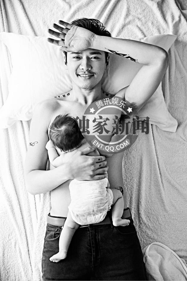 高云翔与董璇女儿首次曝光 一家三口帅美有爱羡煞旁人