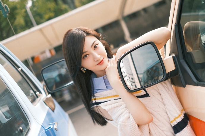 景甜学院风造型少女感十足写真