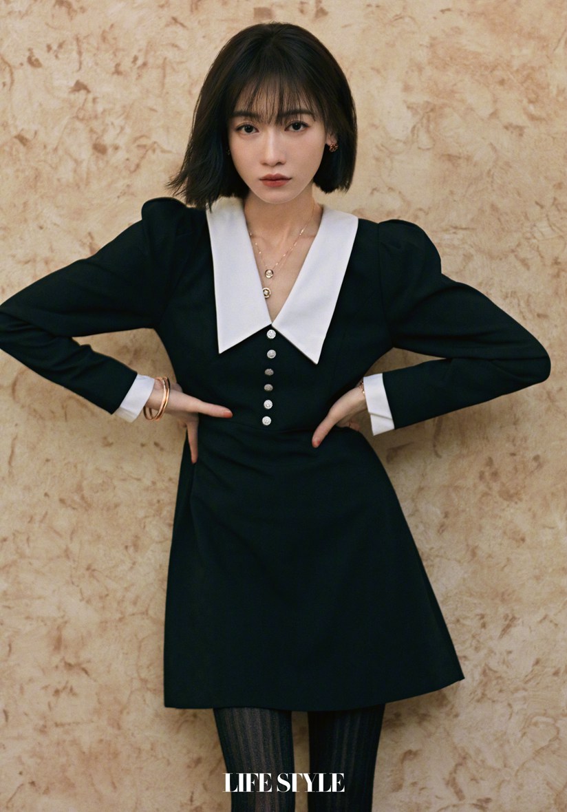 吴谨言暖阳居家大片舒适慵懒居家风