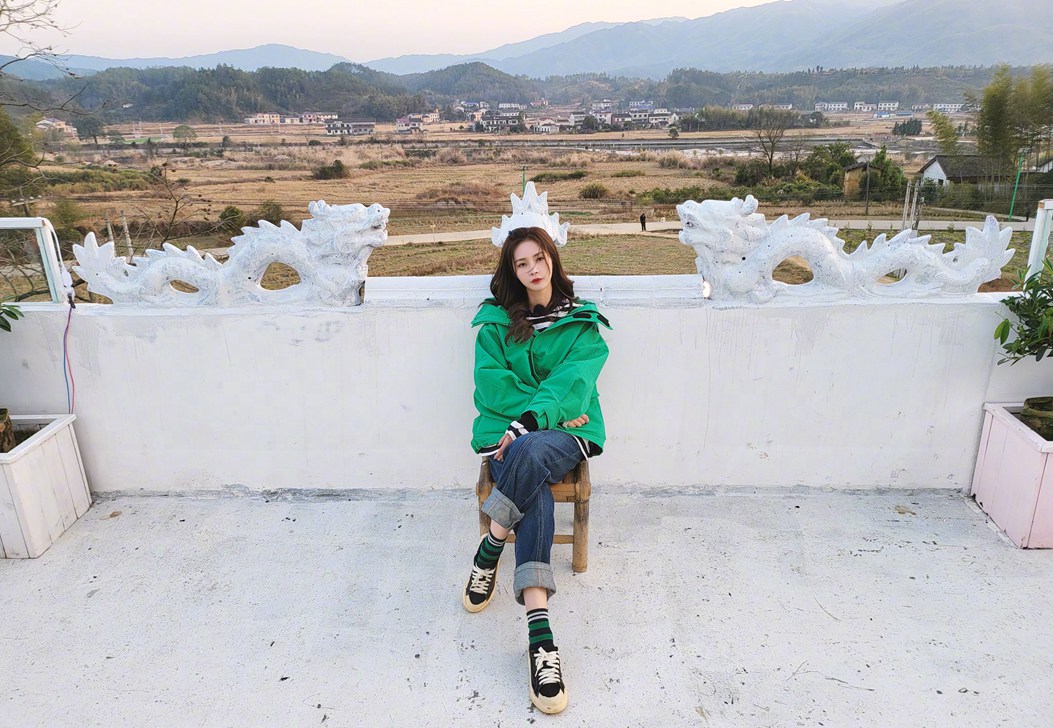 沈梦辰云上的小店小河乡民宿打卡照