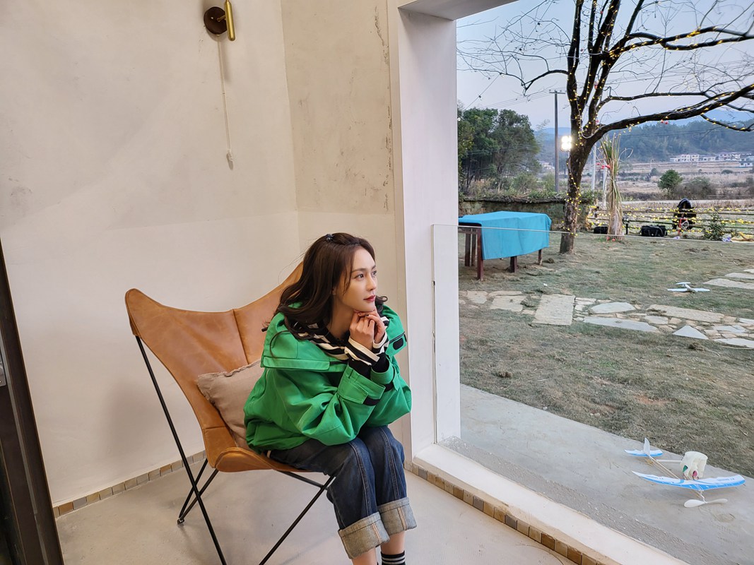 沈梦辰云上的小店小河乡民宿打卡照