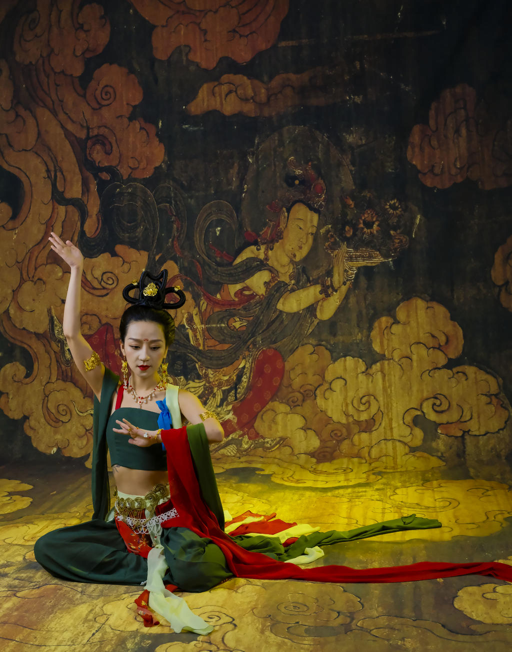 汉服美女敦煌飞天唯美古风摄影