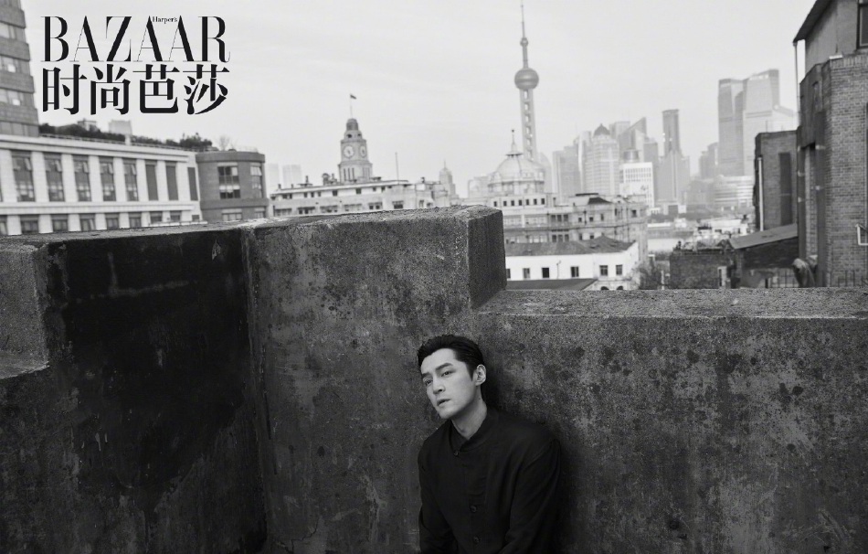 胡歌黑白色调演绎电影质感写真