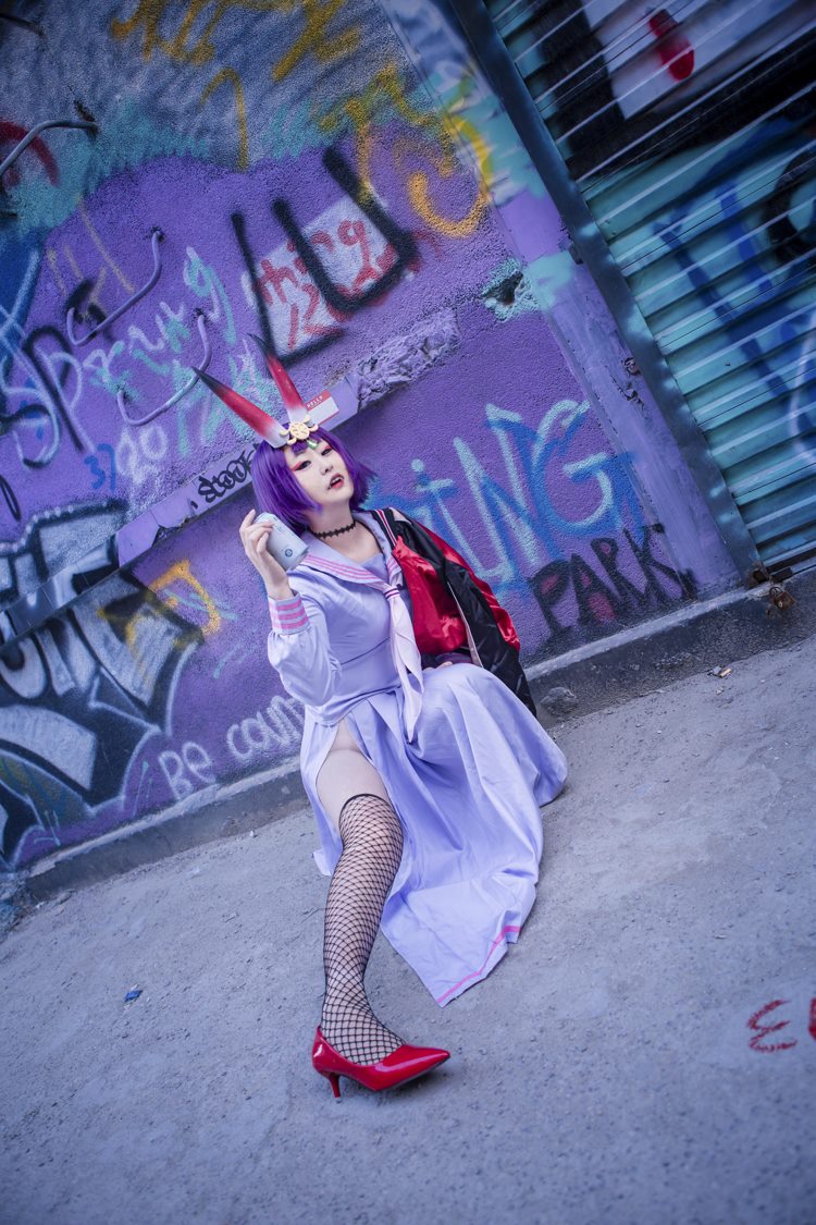 火辣性感网袜角色扮演美女酒吞童子宅男女神写真