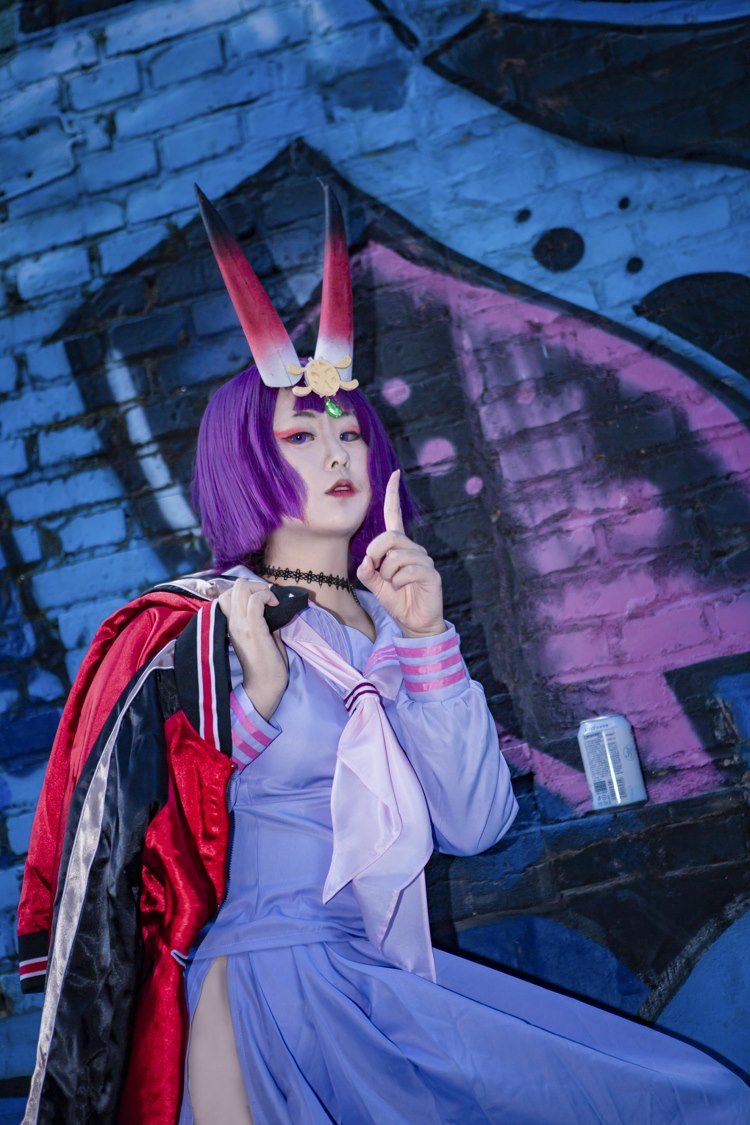 火辣性感网袜角色扮演美女酒吞童子宅男女神写真