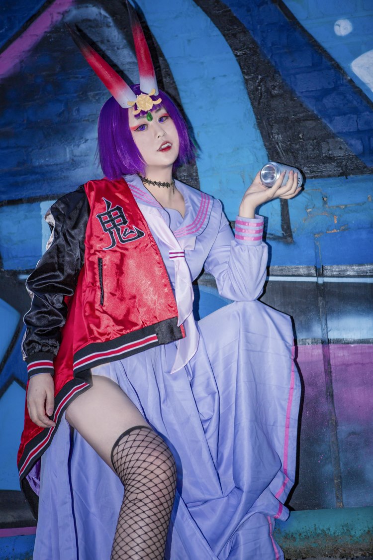 火辣性感网袜角色扮演美女酒吞童子宅男女神写真