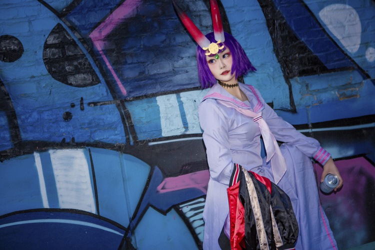 火辣性感网袜角色扮演美女酒吞童子宅男女神写真