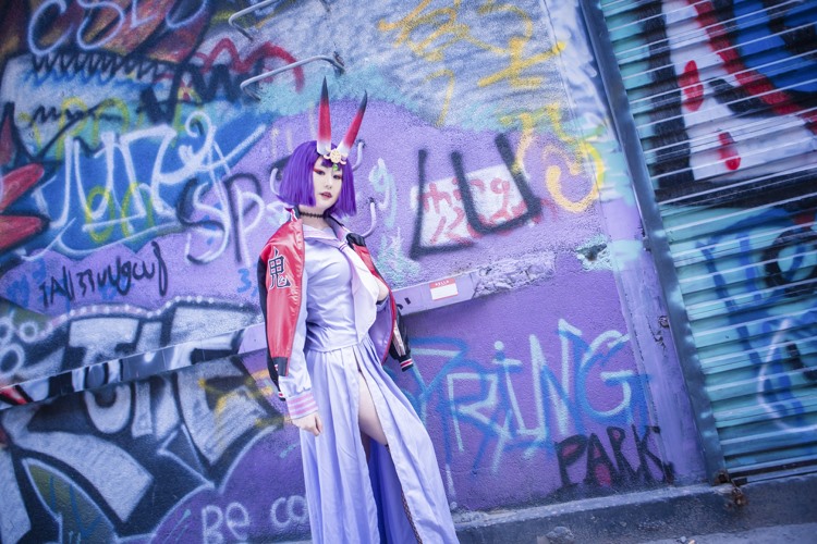 火辣性感网袜角色扮演美女酒吞童子宅男女神写真