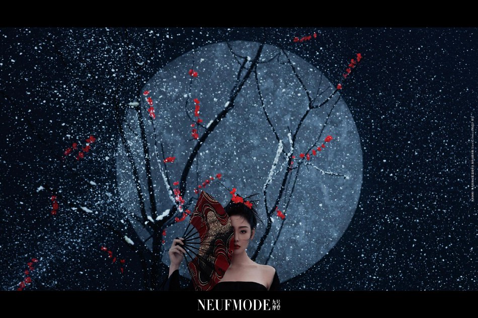 张天爱古风造型尽显东方之美写真