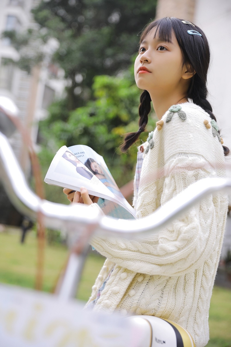 元气少女气质纤尘不染迷人街拍