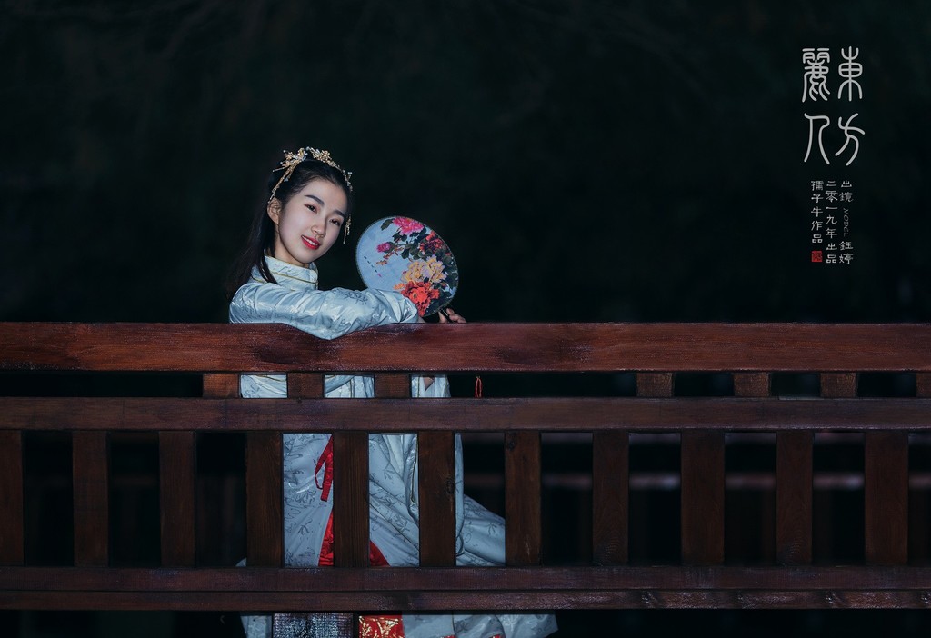 优雅知性的汉服美女光线朦胧养眼复古风古装摄影