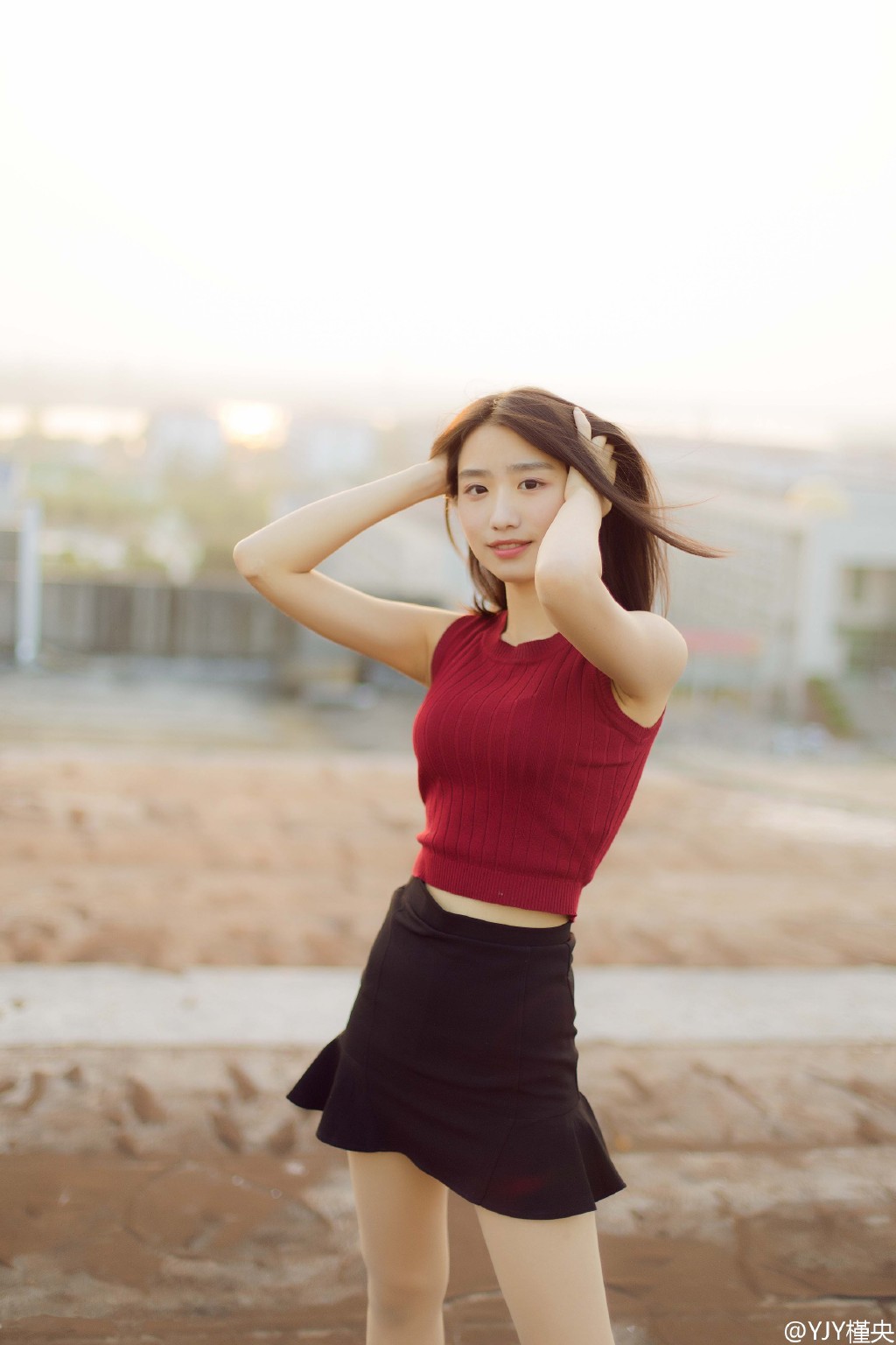 迷你裙美女唯美写真