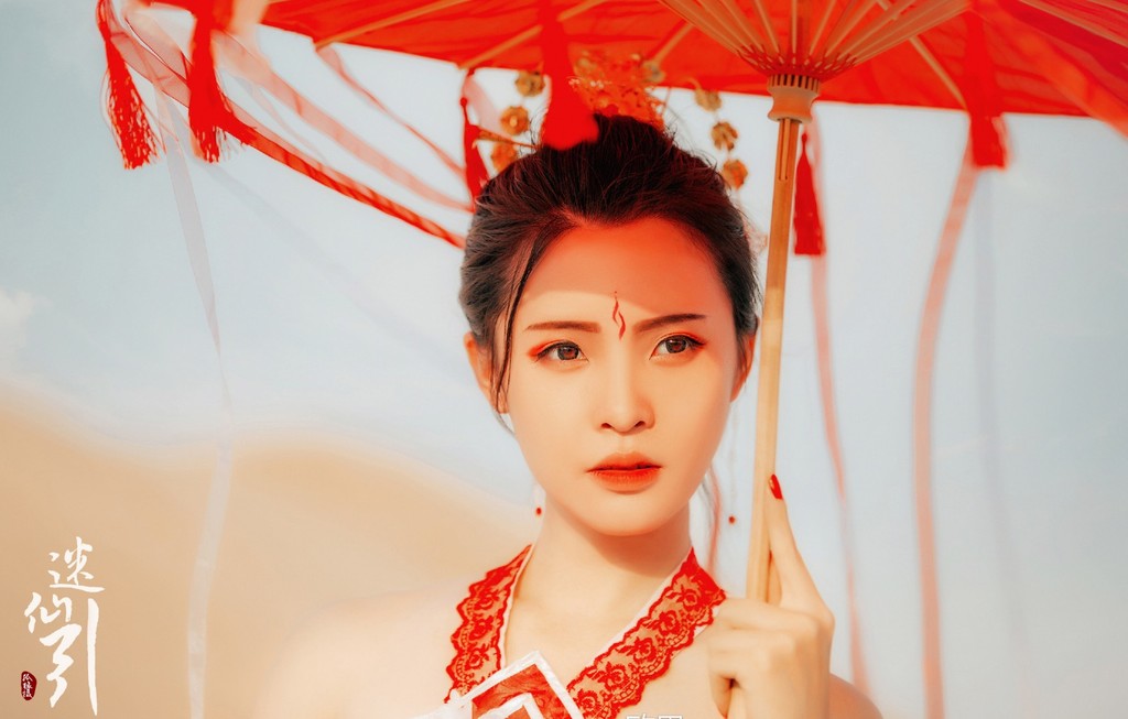 青春少女古道仙风唯美大气户外古装摄影