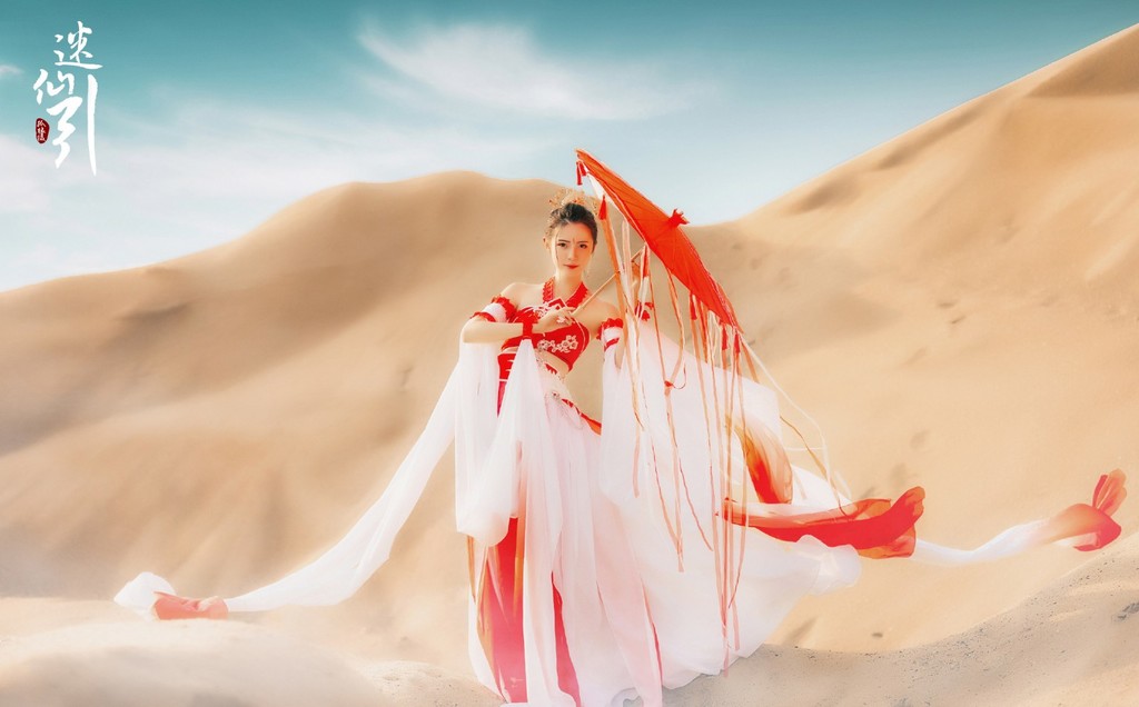 青春少女古道仙风唯美大气户外古装摄影