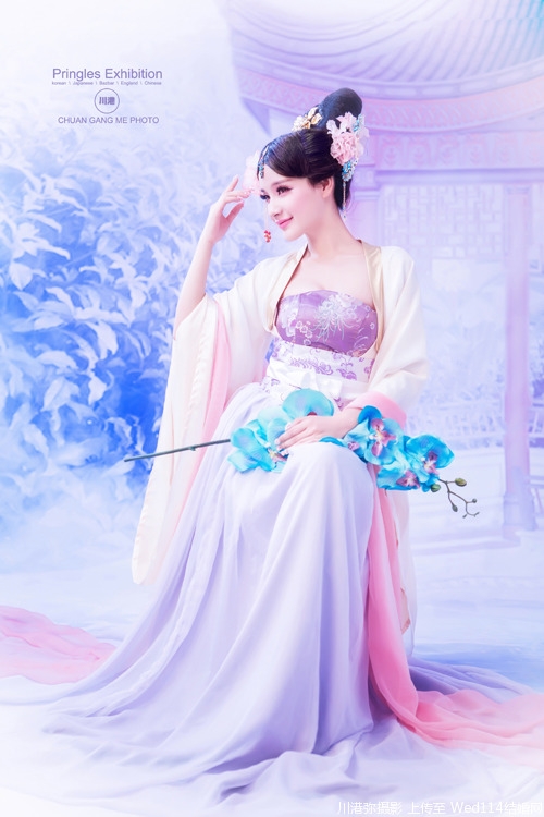 汉服少女美若天仙唯美古风摄影