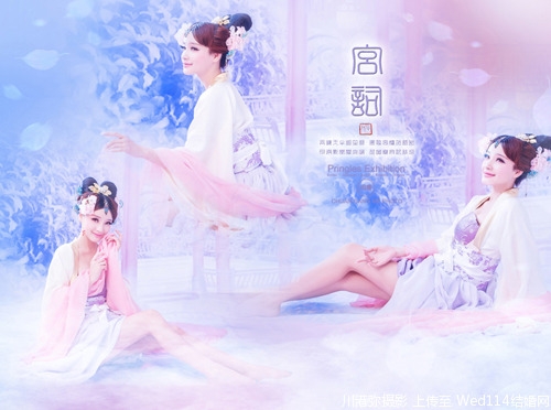 汉服少女美若天仙唯美古风摄影