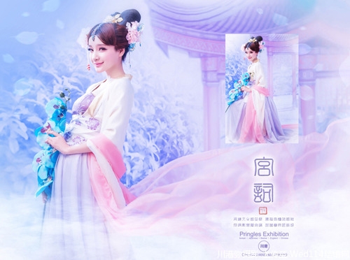 汉服少女美若天仙唯美古风摄影