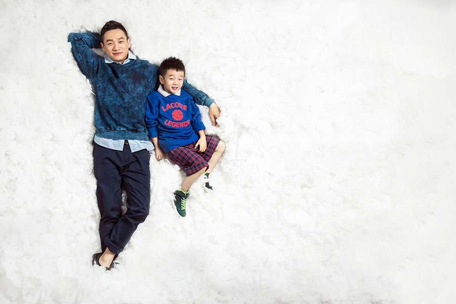 杨威杨阳洋写真图集 父子感爆棚