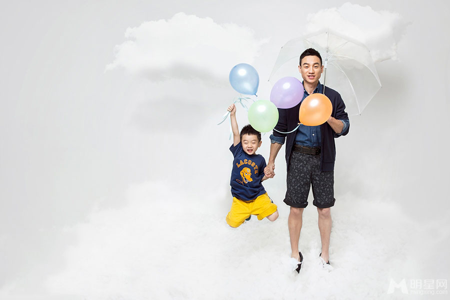 杨威杨阳洋写真图集 父子感爆棚