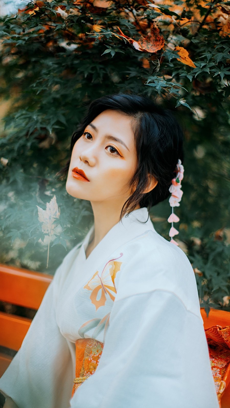 气质优雅迷人的大家闺秀森系阳光唯美养眼写真摄影图片