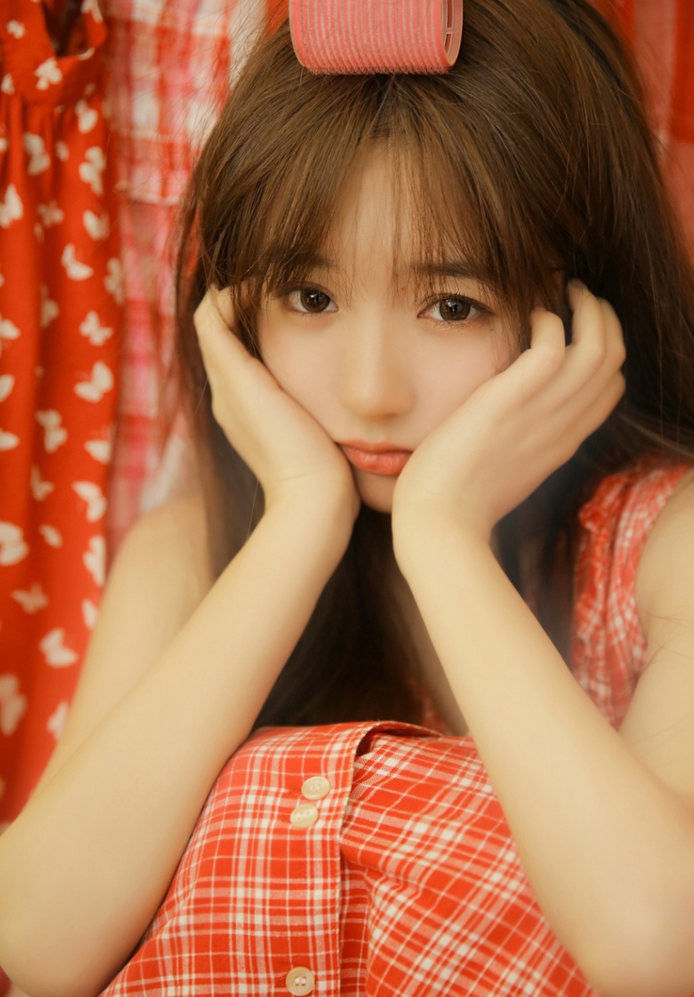 邻家女孩长发及腰清纯气质香肩诱惑美女性感写真集