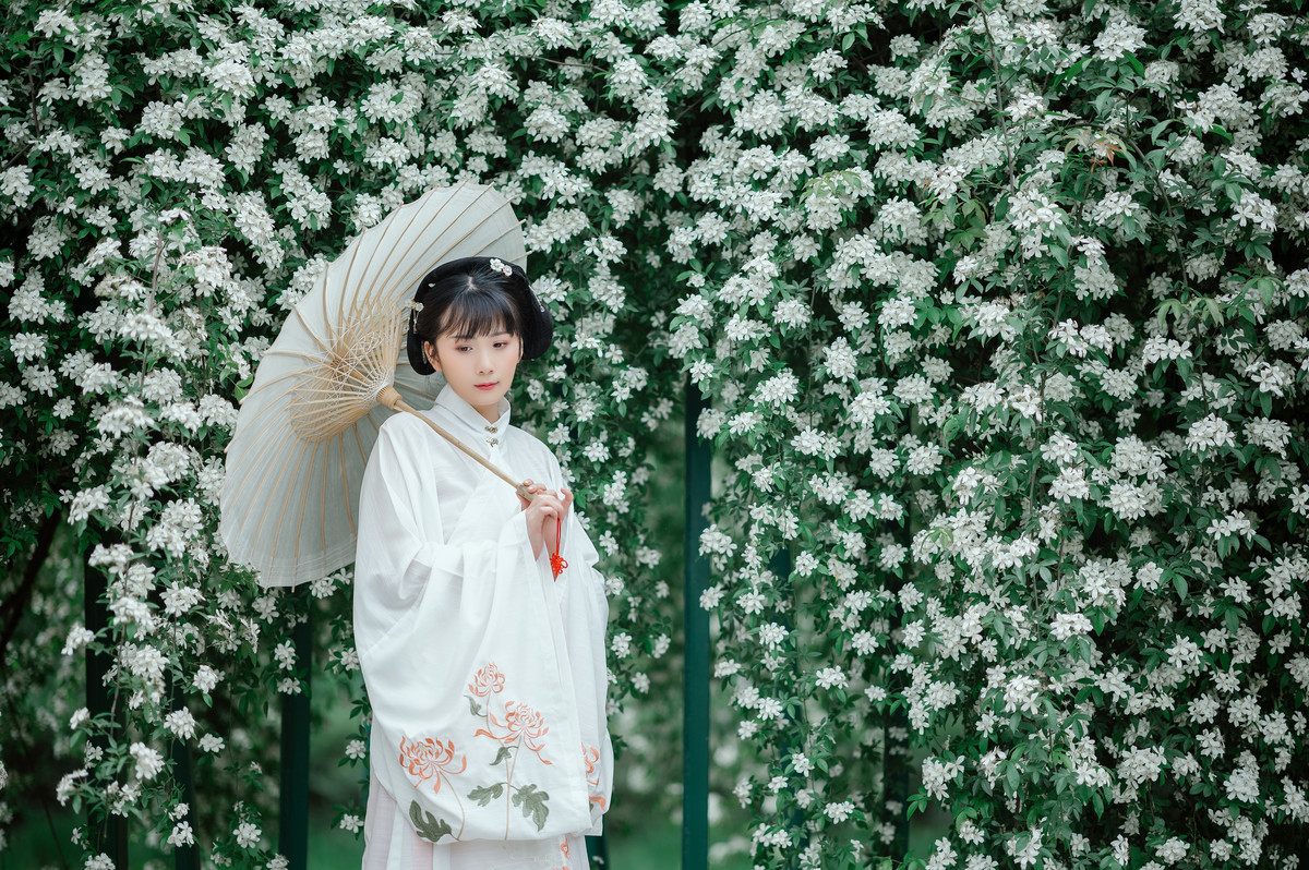 气质淡雅端庄的大家闺秀端庄大气唯美古风摄影图片