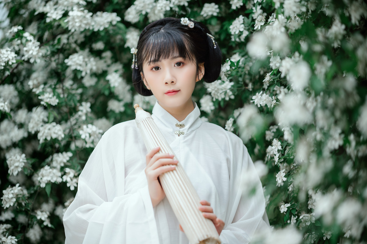 气质淡雅端庄的大家闺秀端庄大气唯美古风摄影图片