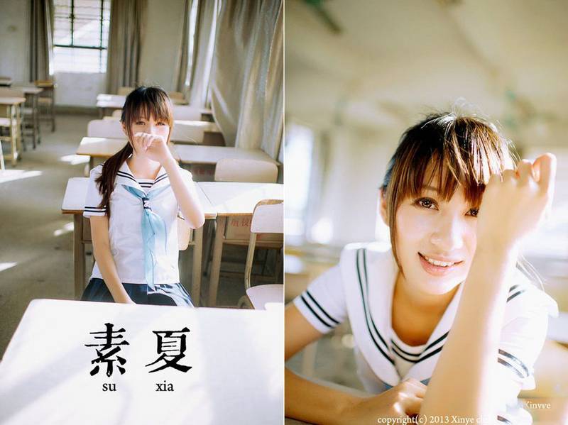 程瑜西胸前种草莓翘臀深沟人体艺术写真