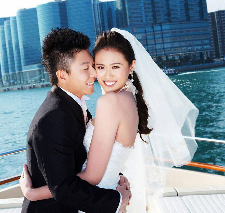 李小鹏李安琪婚纱照 甜蜜恩爱