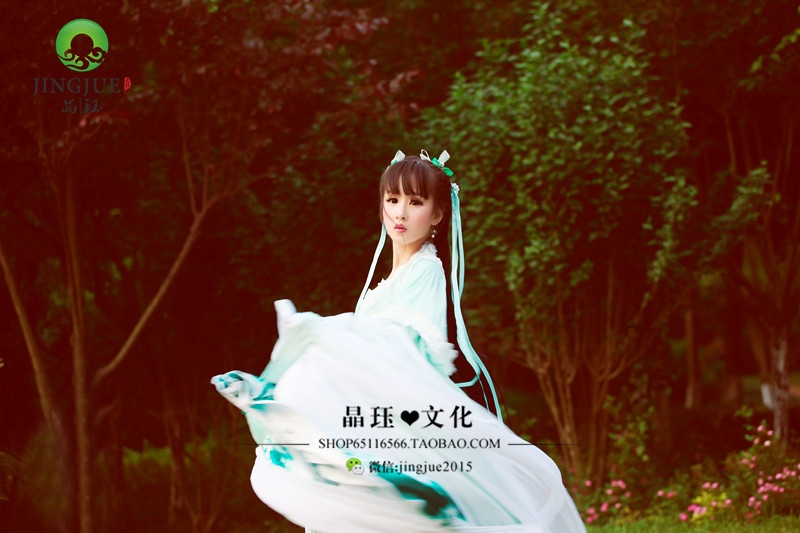 美如小龙女的刘海古装美女