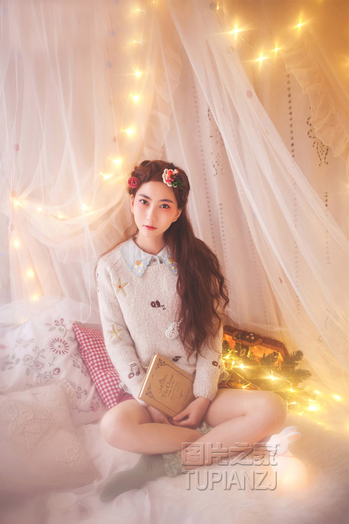 清纯女孩闪闪惹人爱