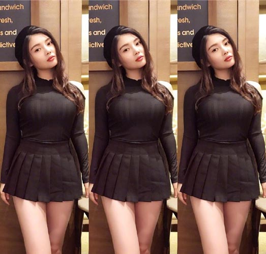 大嫂徐冬冬性感图片 傲人上围大长腿超吸睛