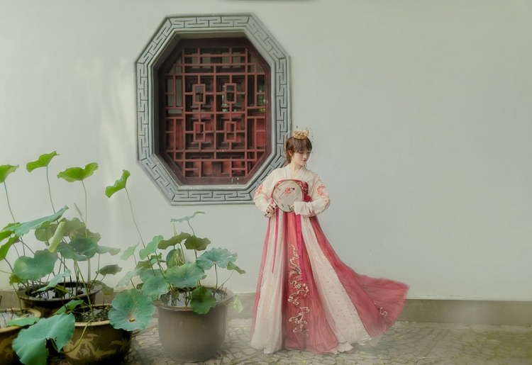 汉服名媛美女顶级的亚洲古典气质优雅端庄图片