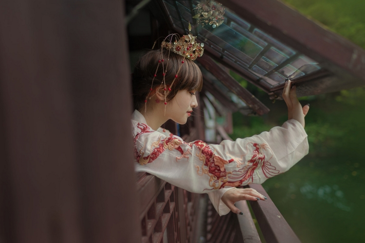 汉服名媛美女顶级的亚洲古典气质优雅端庄图片