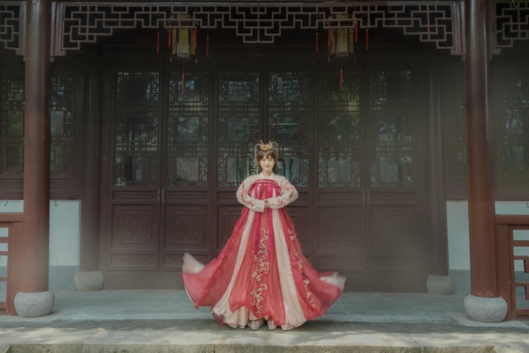 汉服名媛美女顶级的亚洲古典气质优雅端庄图片