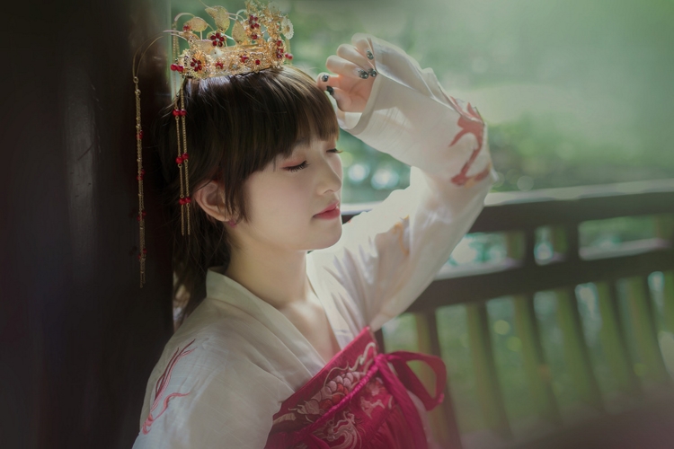 汉服名媛美女顶级的亚洲古典气质优雅端庄图片