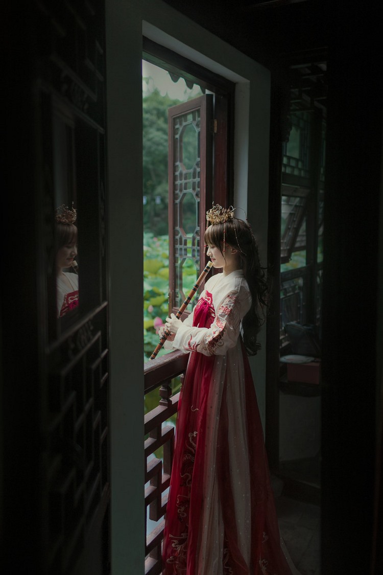 汉服名媛美女顶级的亚洲古典气质优雅端庄图片