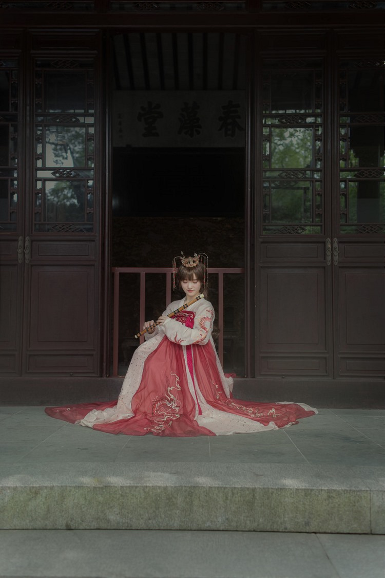 汉服名媛美女顶级的亚洲古典气质优雅端庄图片