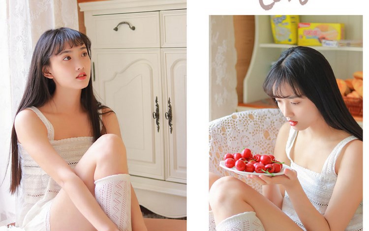 情趣制服美女胡安绮脱衣服露丰乳肥臀性感姿势写真