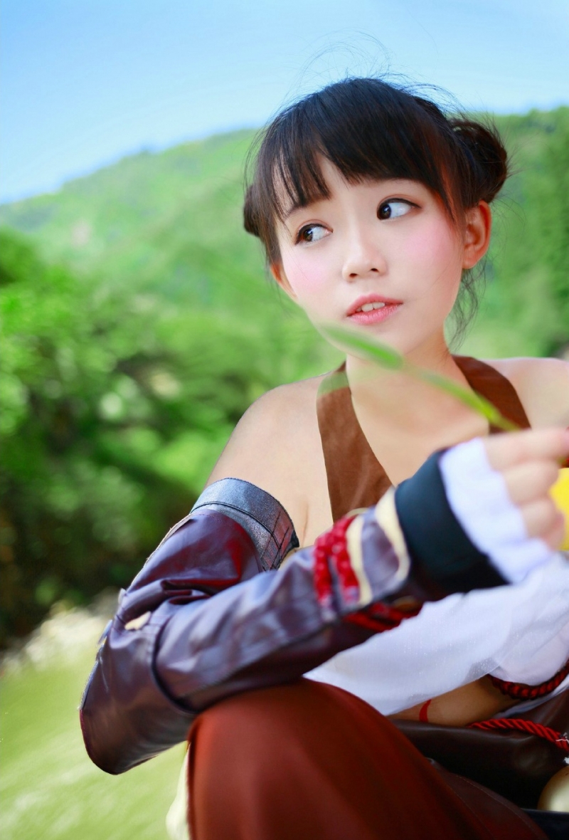 性格豪放的古装侠女性感古风图片