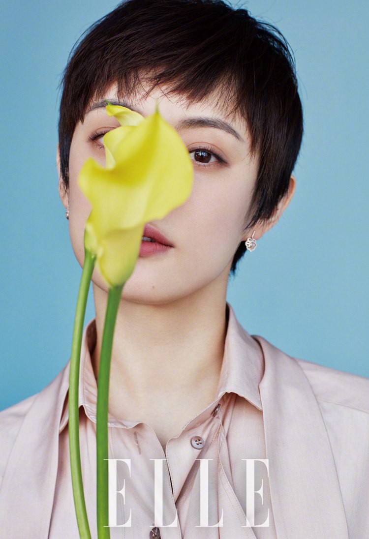 高级感美女孙俪清新动人复古妆容优雅明星写真图片