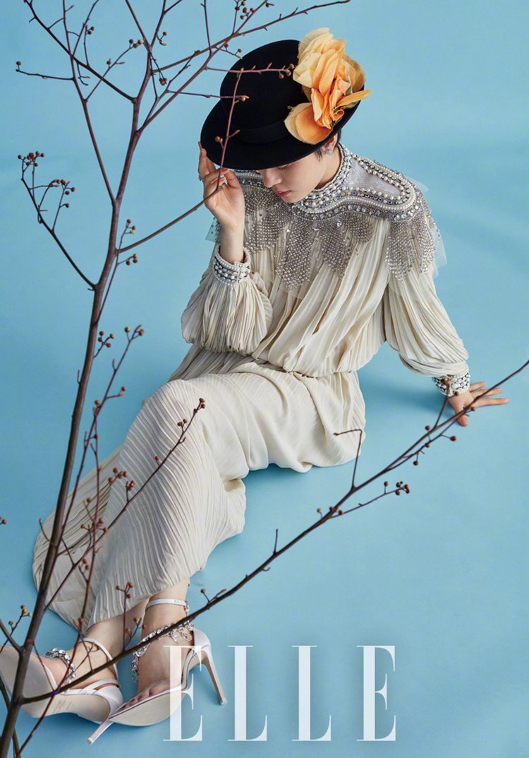 高级感美女孙俪清新动人复古妆容优雅明星写真图片