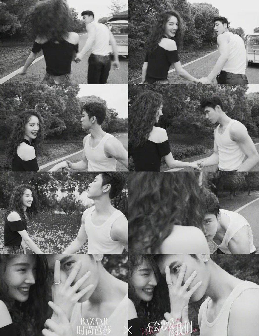 时尚芭莎x《不会恋爱的我们》金晨王子异春意大片