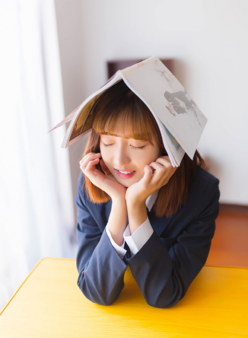 JK制服美女学生妹清纯动人精选图片