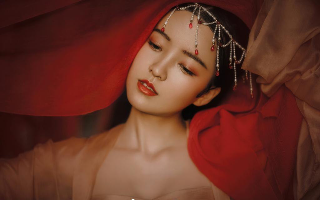 容颜倾城的古装美女清纯唯美古风美女