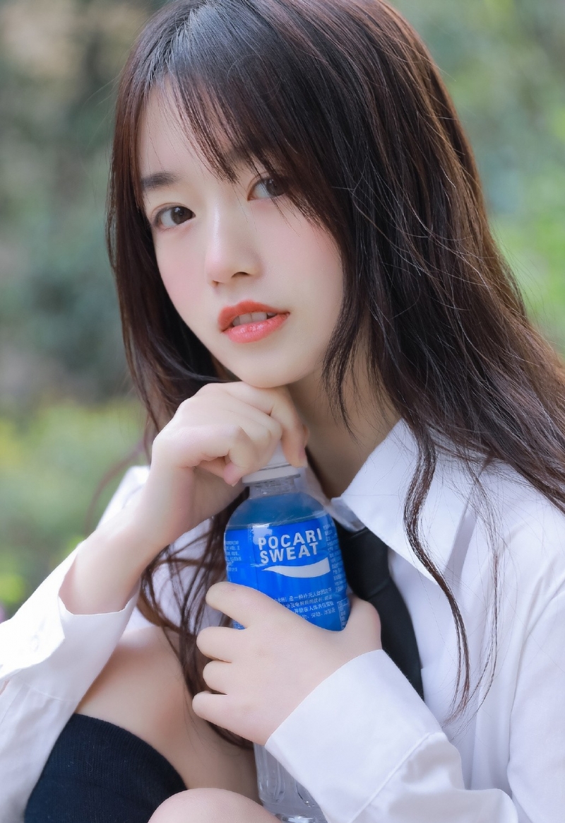 JK制服学生妹清纯俏丽女生图片