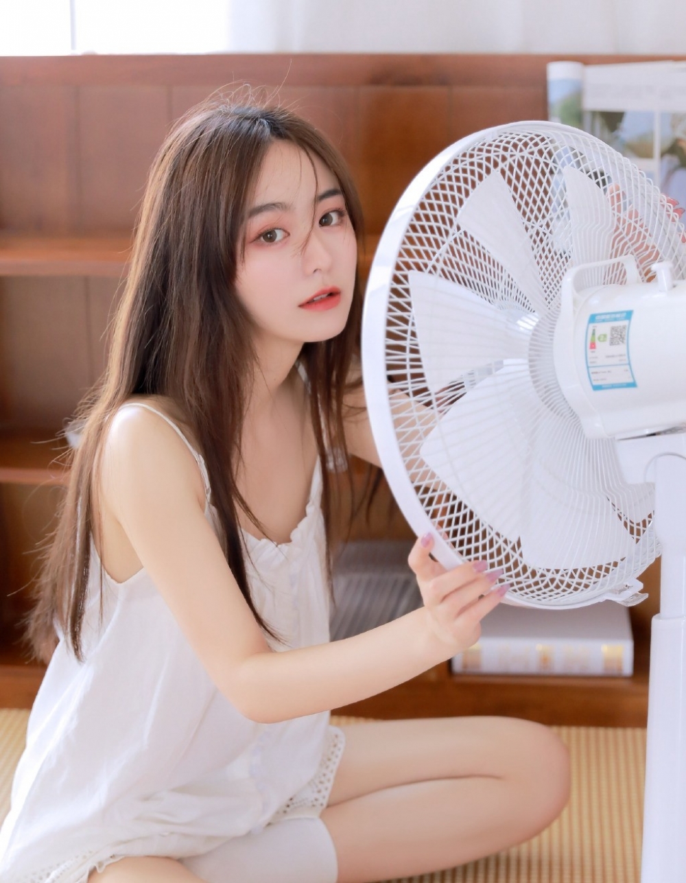 长发美女清凉一夏小清新照片