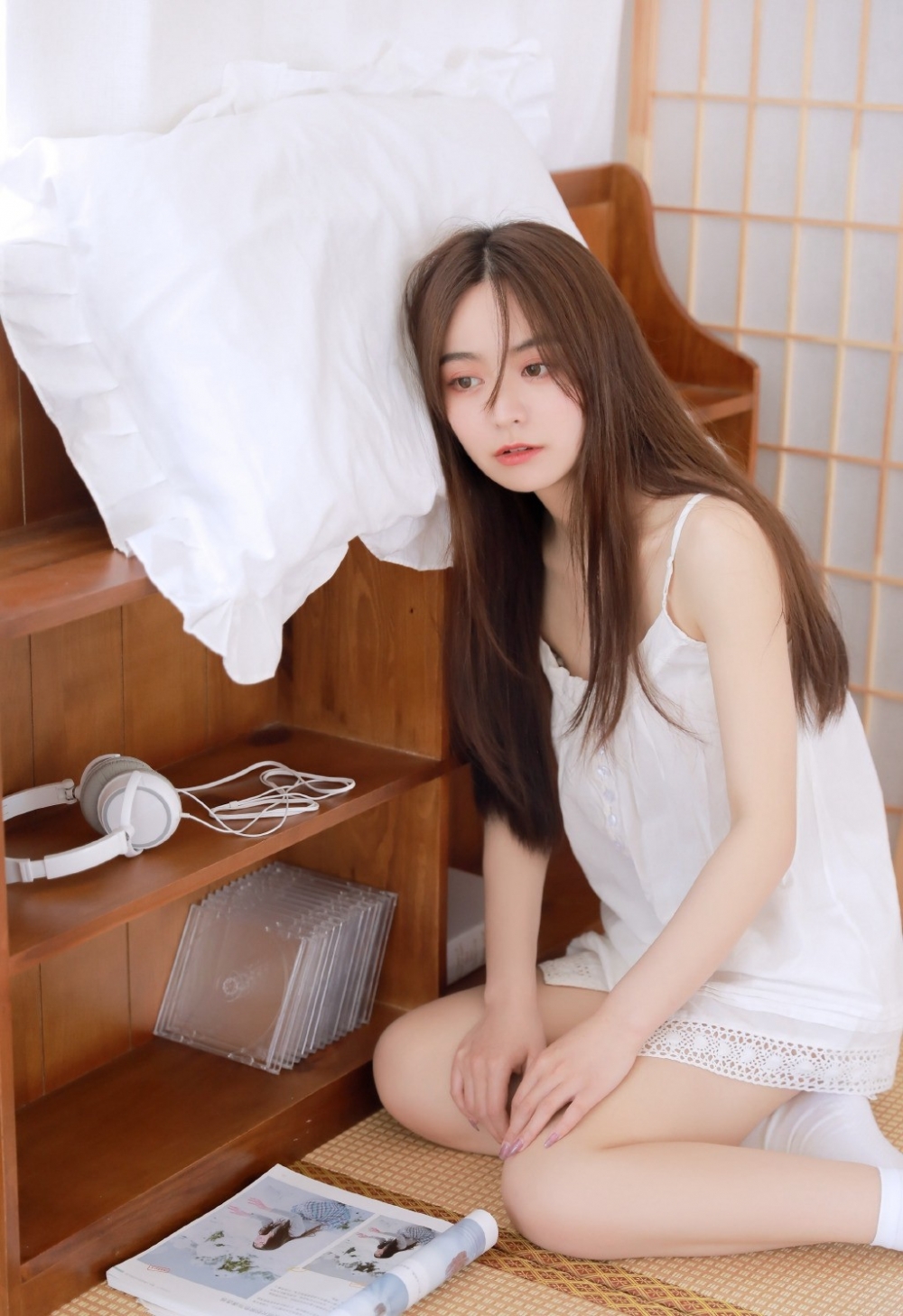 长发美女清凉一夏小清新照片