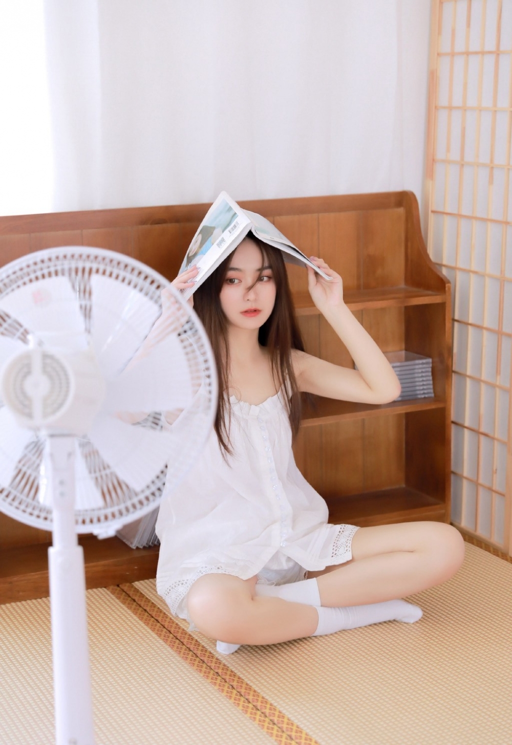 长发美女清凉一夏小清新照片